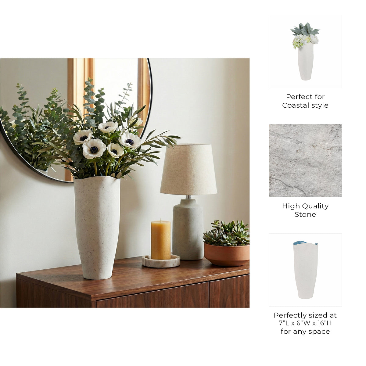 Kelseyland White Vase