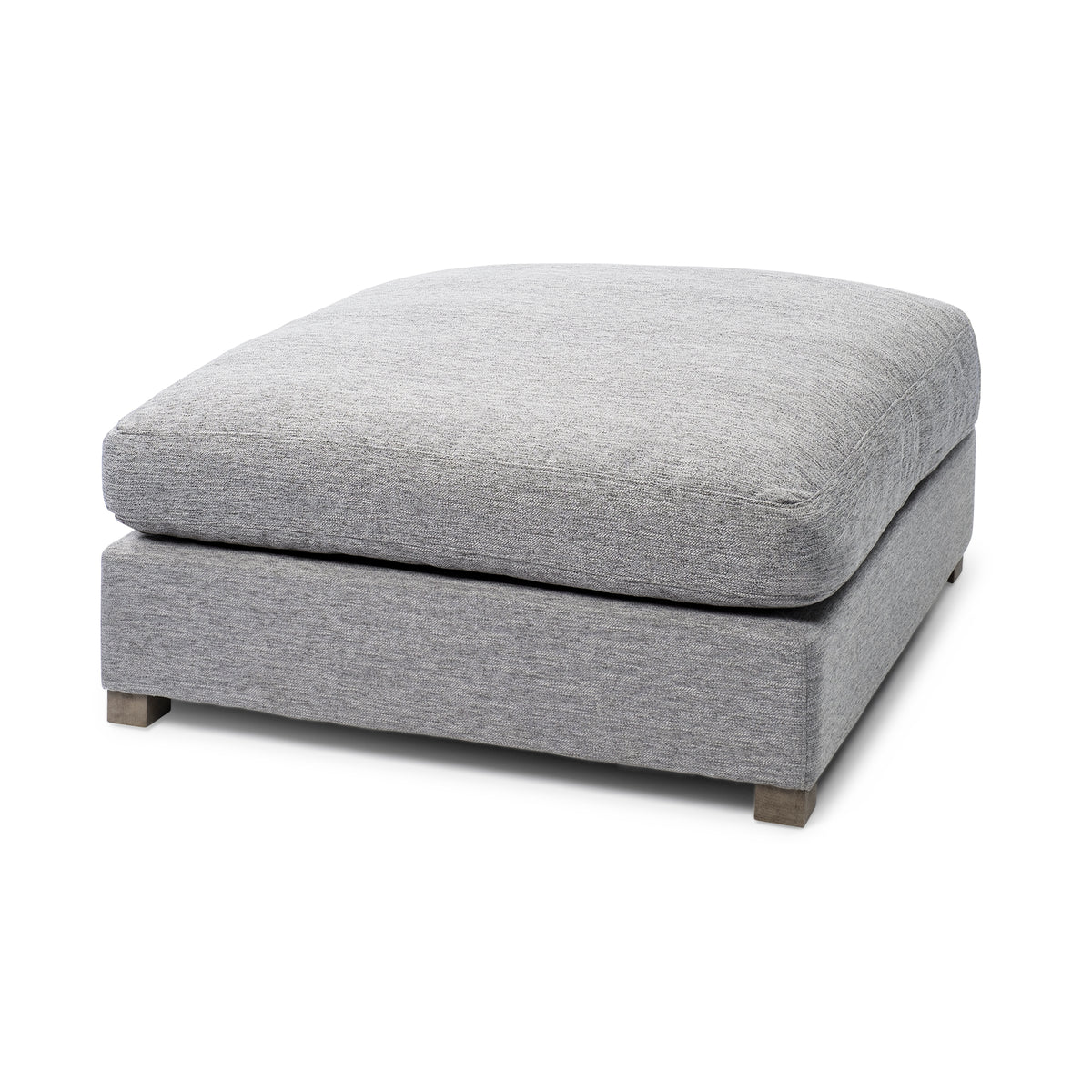 Valence Castlerock Gray Full Size Ottoman Sectional Piece