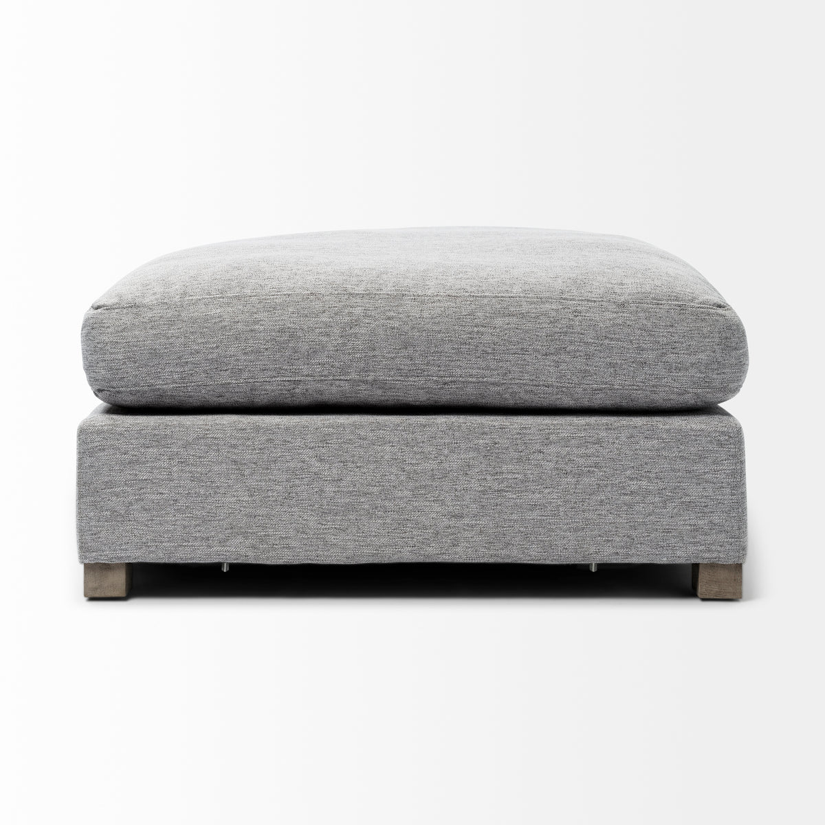 Valence Castlerock Gray Full Size Ottoman Sectional Piece