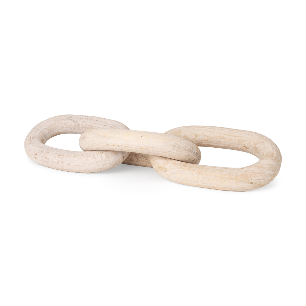 Tayla Blonde Large Wood Chain Link