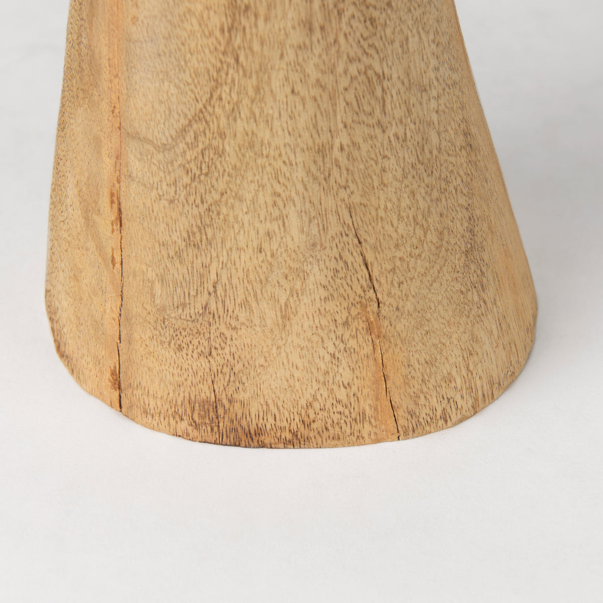 Ivan Brown Large Wooden Head Sculpture
