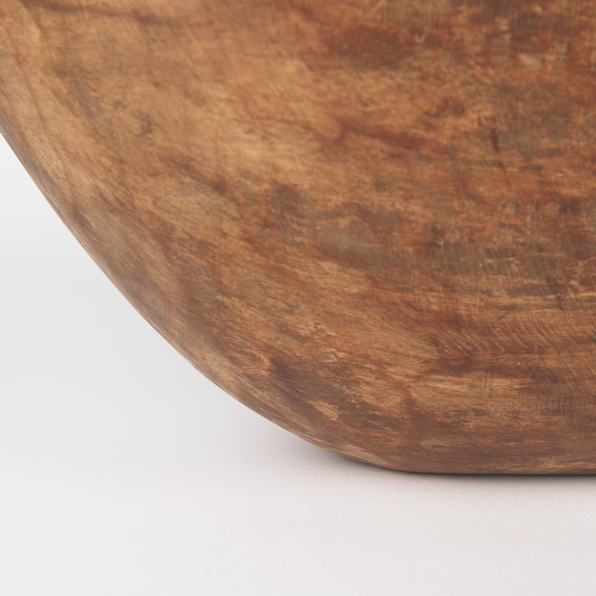 Athena Medium Brown Extra Large Oblong Reclaimed Wood Bowl