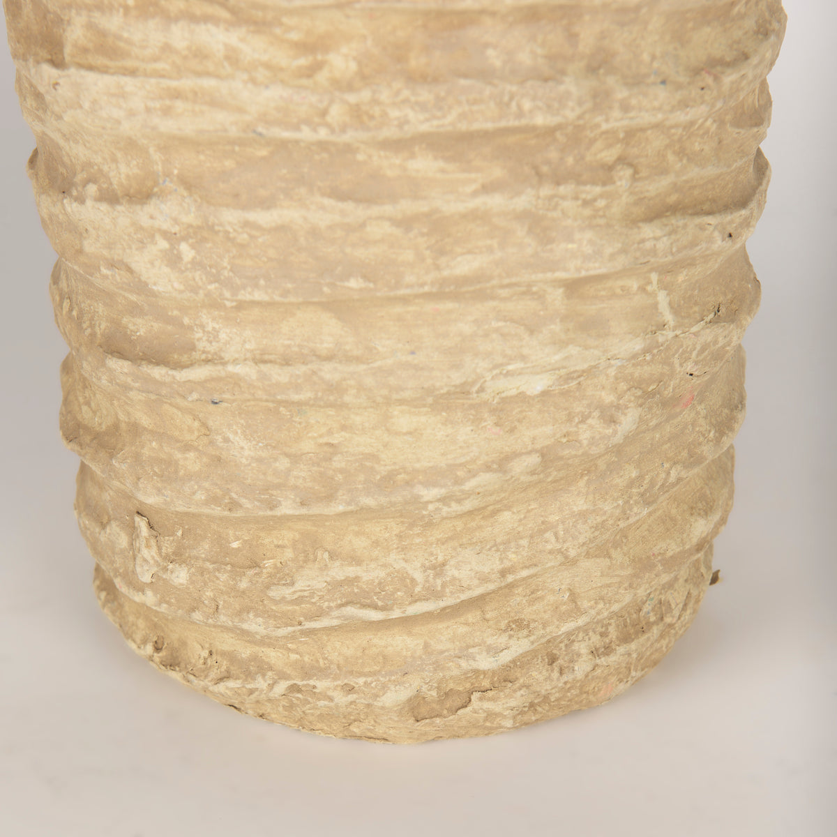 Kamli Beige Large Paper Mache Vase