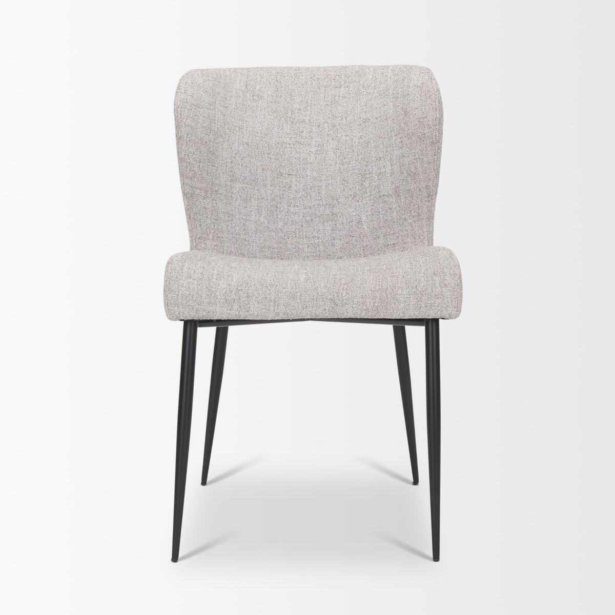 Hartt Matte Black/Gray Dining Chair Fabric