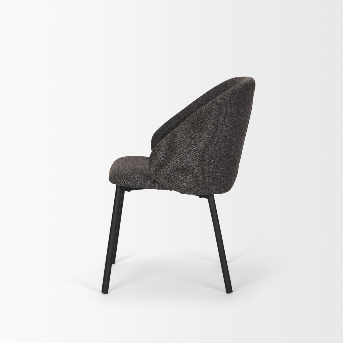 Shannon Gray Contoured Back Dining Side Chair (Set of 2)