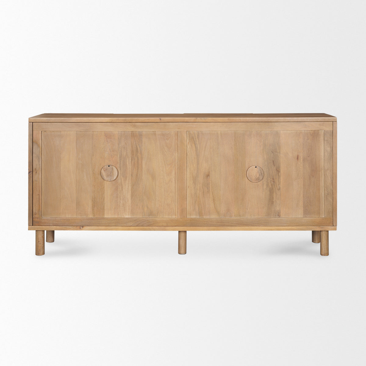 Heera Light Brown Diamond with Shelf Motif Sideboard