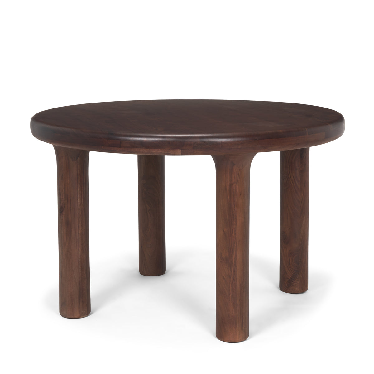 Soma Red/Brown 48" Round Dining Table