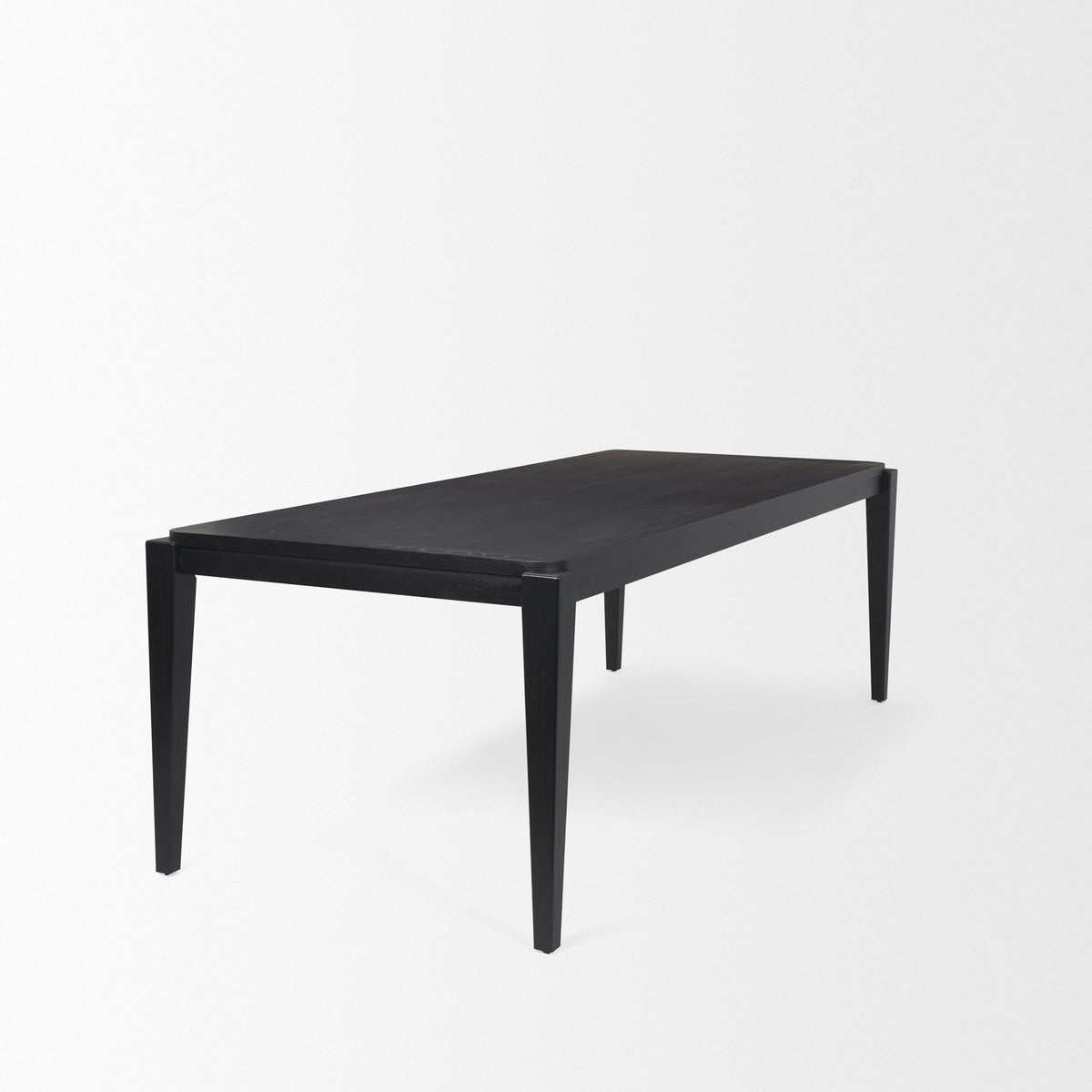Teva Black Rectangular Dining Table