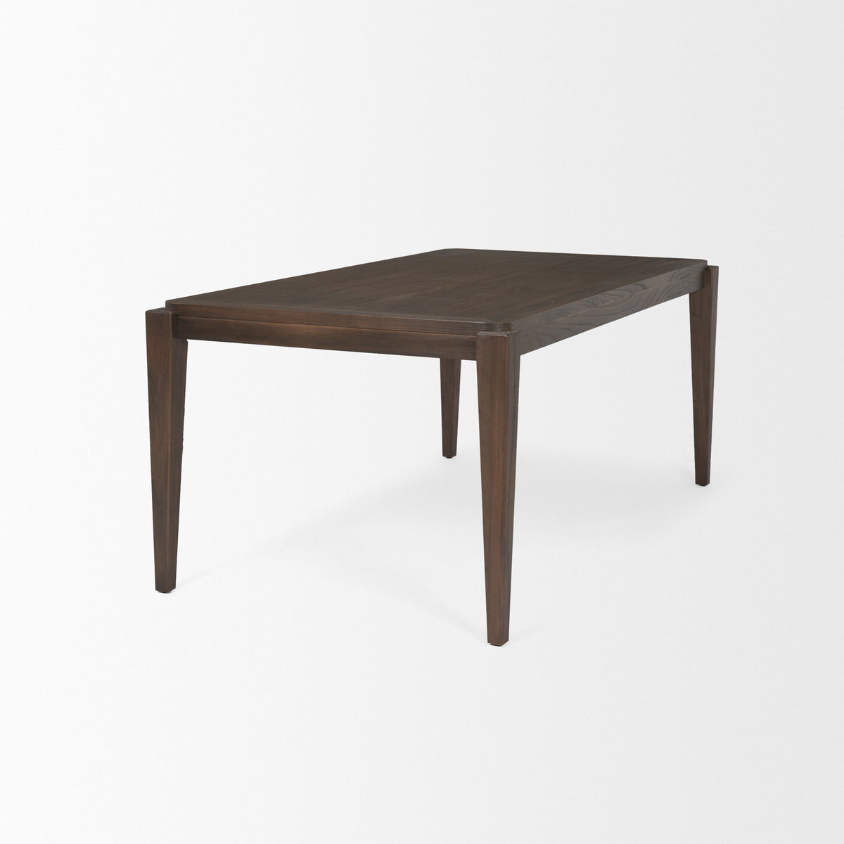 Teva Dark Brown Rectangular Dining Table