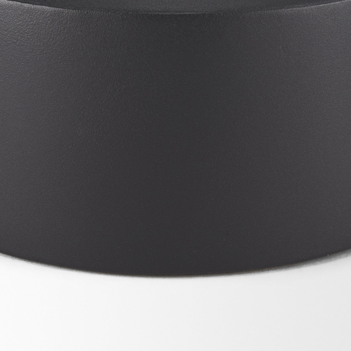 Tosca Medium Matte Black Metal Vase