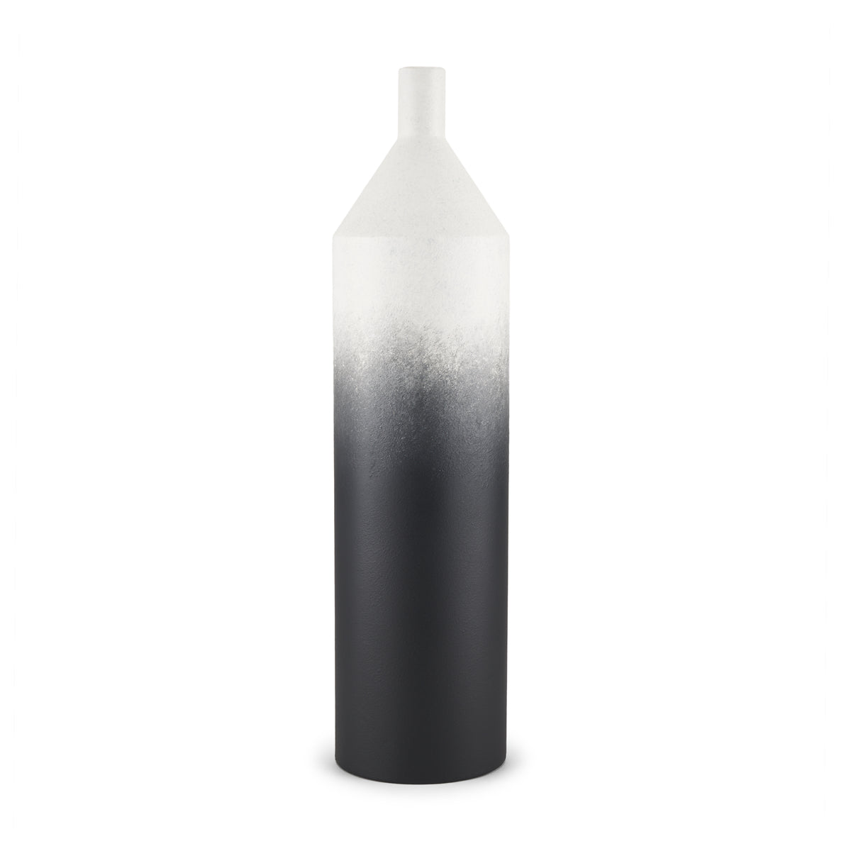 Townley Black Ombre Metal Vase
