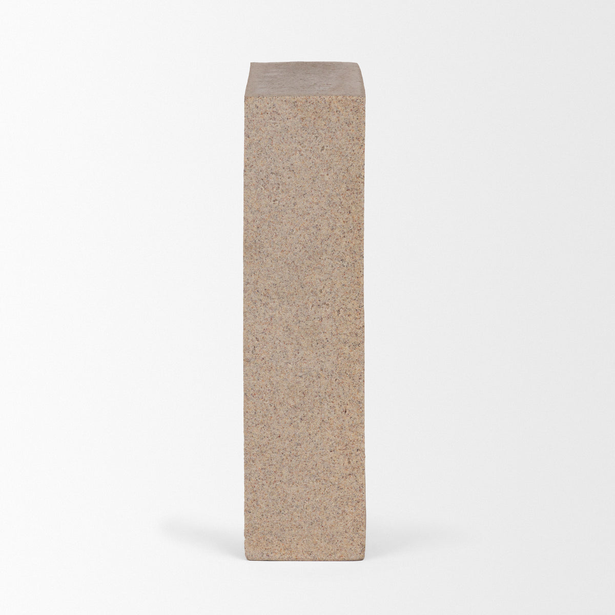 Kacia Beige Resin Textured SandStone Decorative Object