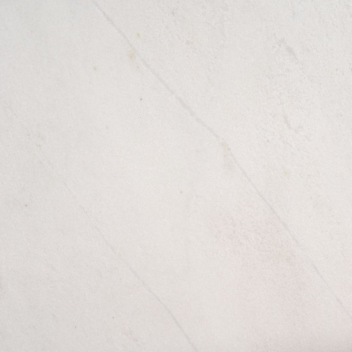Matteo White Solid Marble Square Side Table
