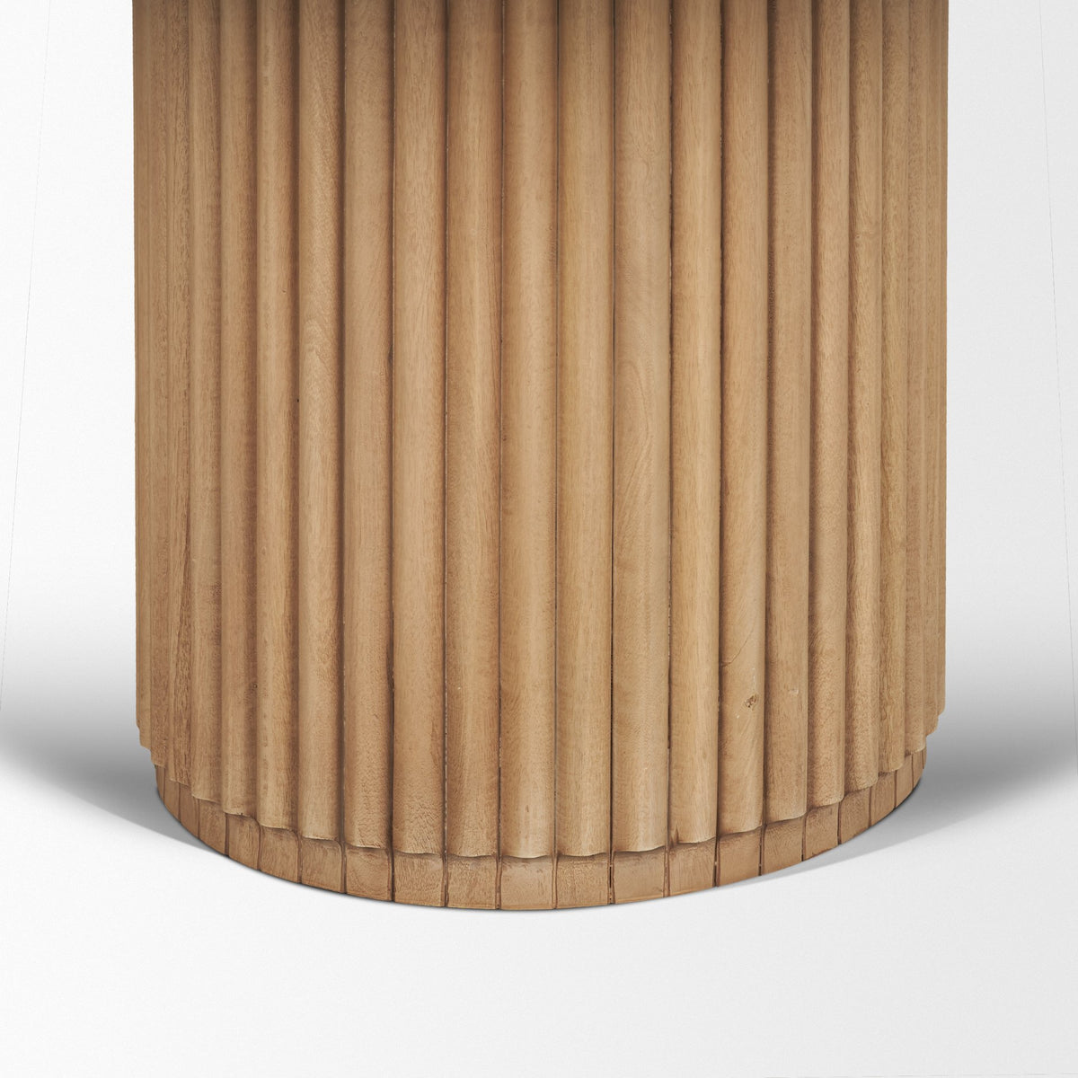 Marbrello Light Brown 60" Round Dining Table