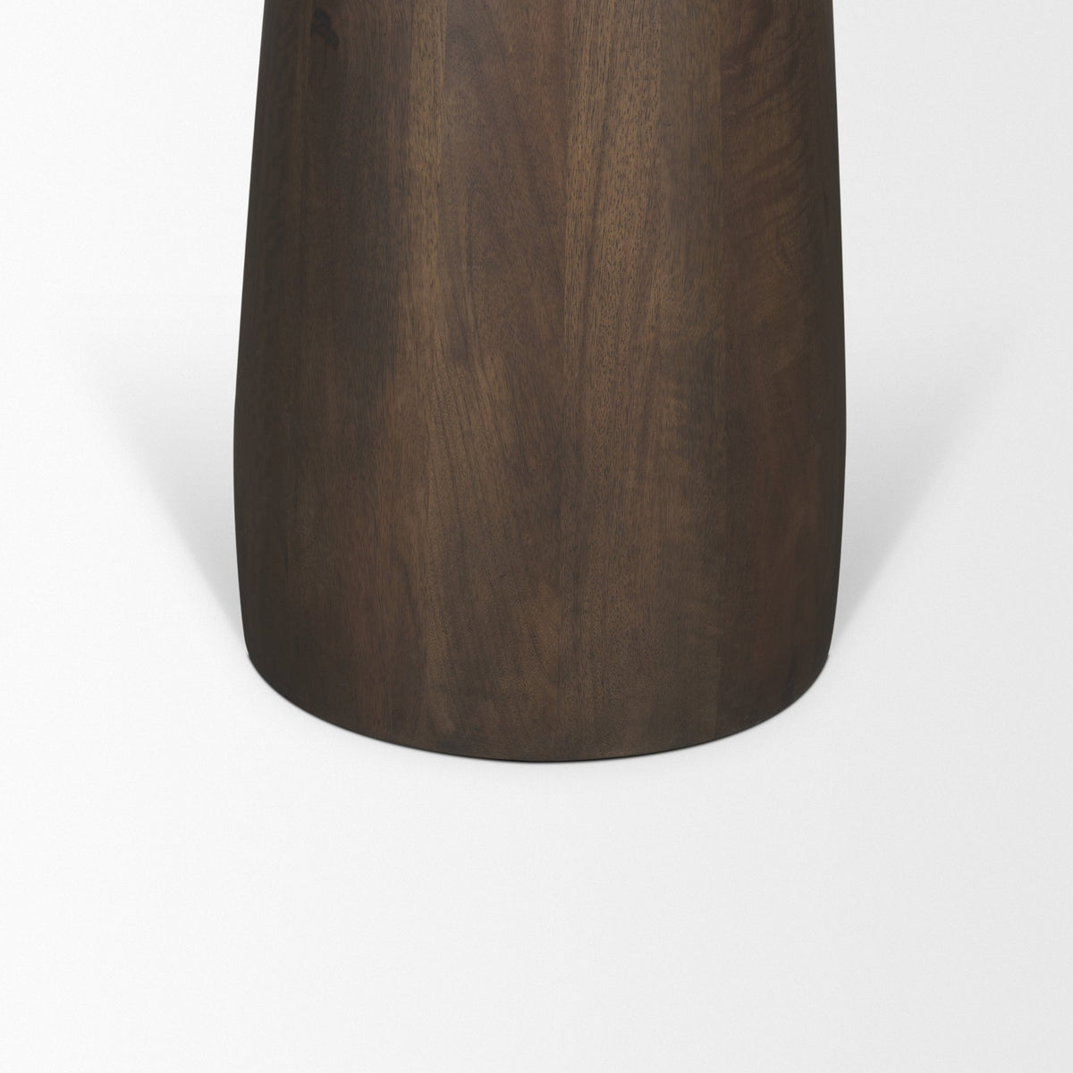 Allyson Cappuccino/Dark Brown 32" Round Pedestal Dining Table