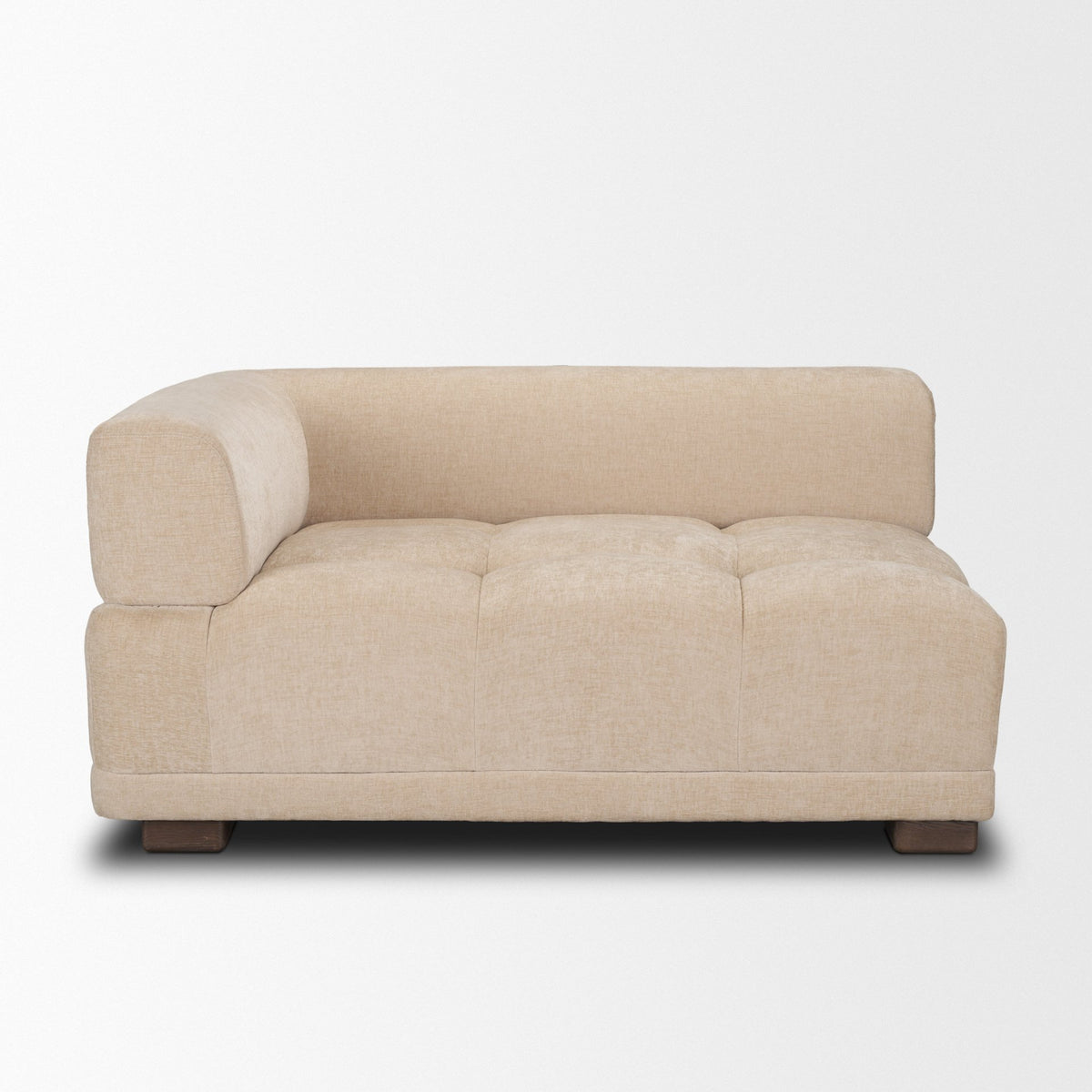 Warner Quilt Beige 2-Piece Sofa Set
