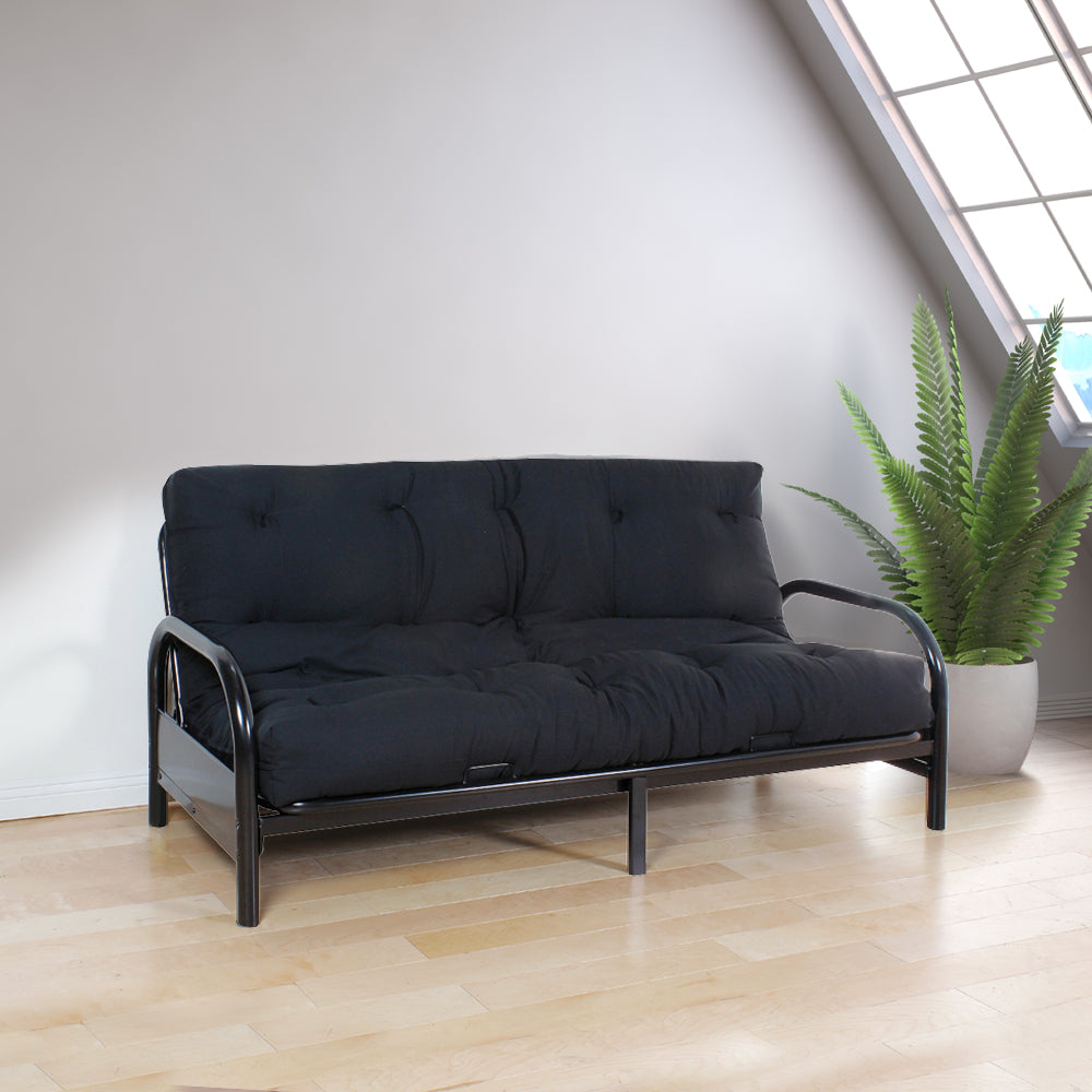 Nabila Black Full Futon Mattress (6"H)