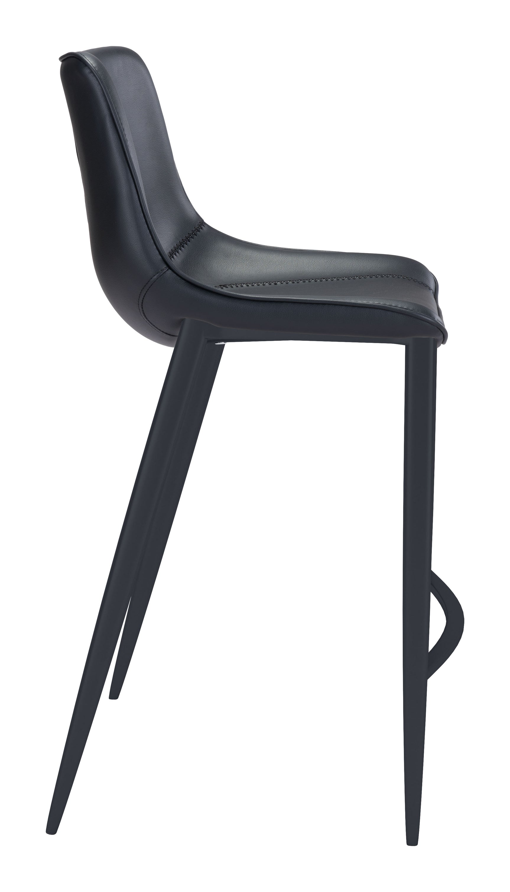 Magnus Black Barstool (Set of 2)