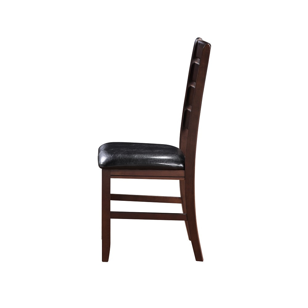 Urbana Black/Cherry Side Chair (Set of 2)