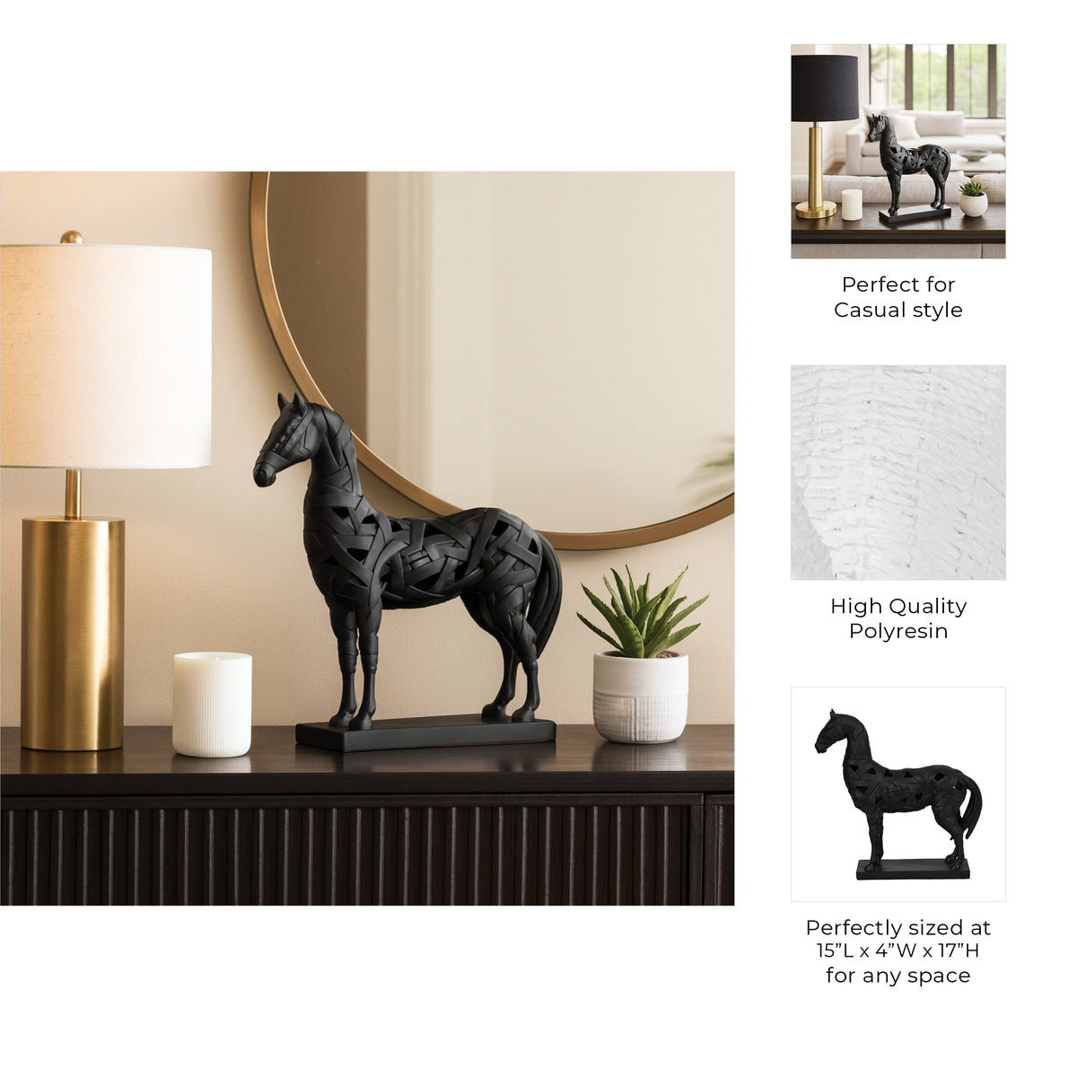 Hintonley Black Decor