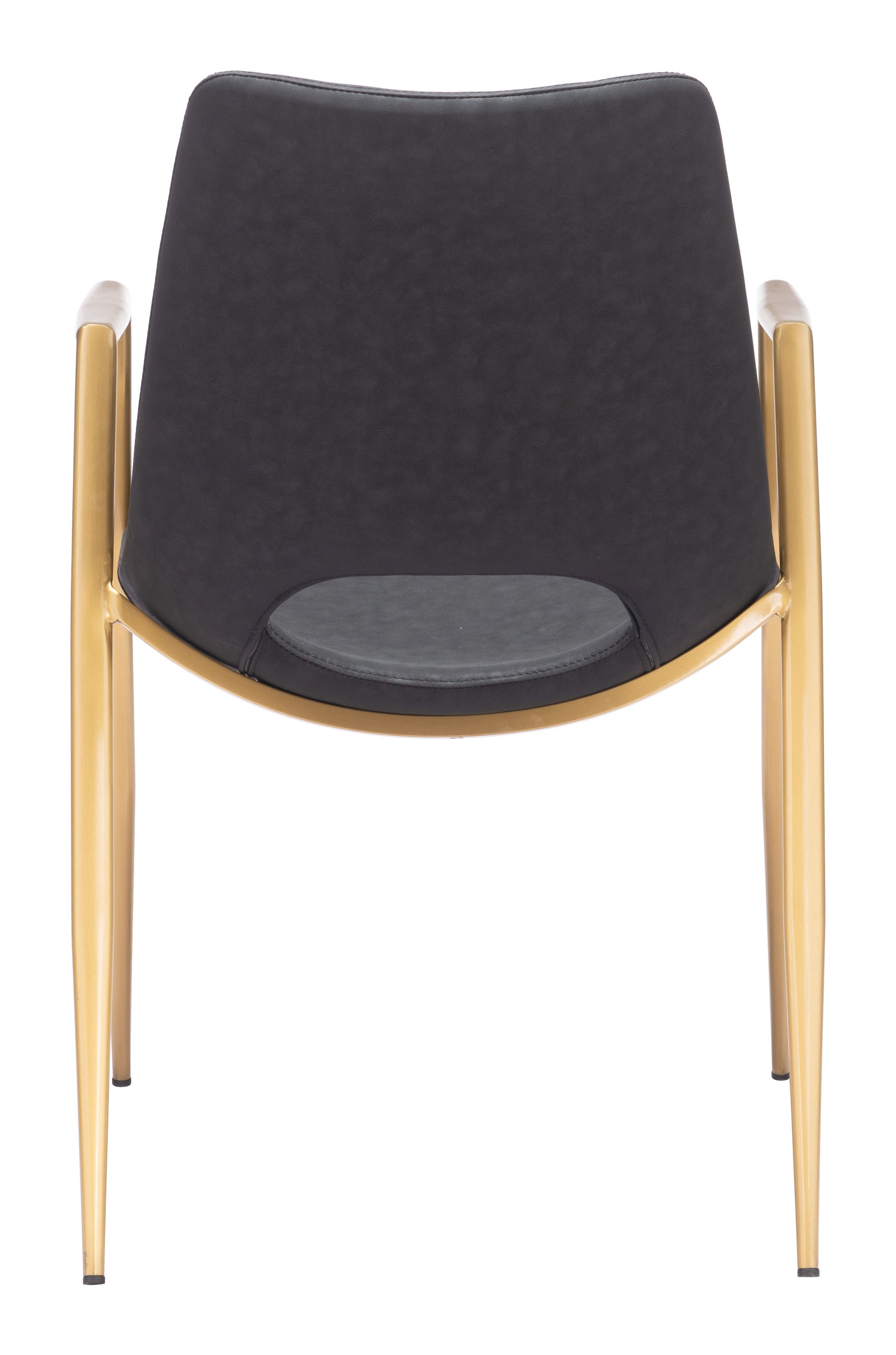 Desi Black & Gold Dining Chair (Set of 2)