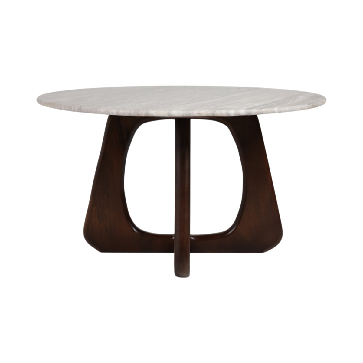 Devonmore Beige/Brown Coffee Table with Marble Top