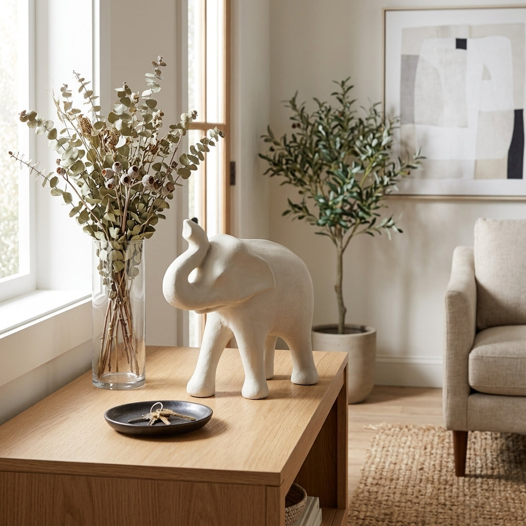 Avaview Ivory/Gray Decor