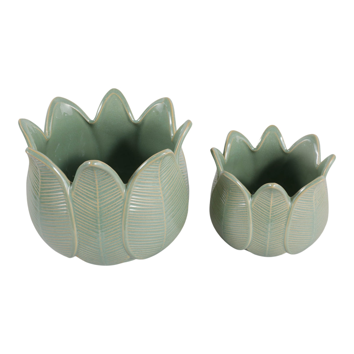 Bradyridge Green Small Planters (Set of 2)
