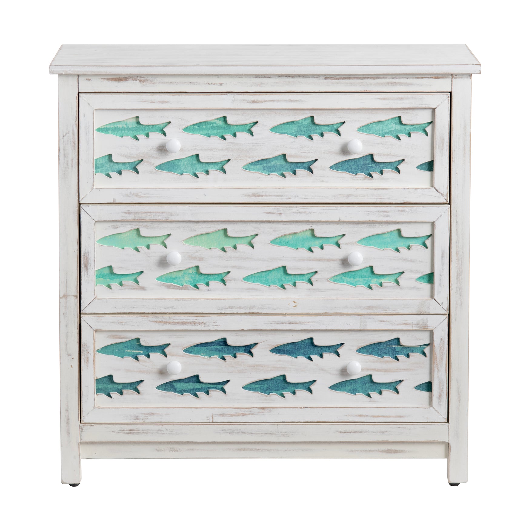 Hilton Head White/Blue Chest