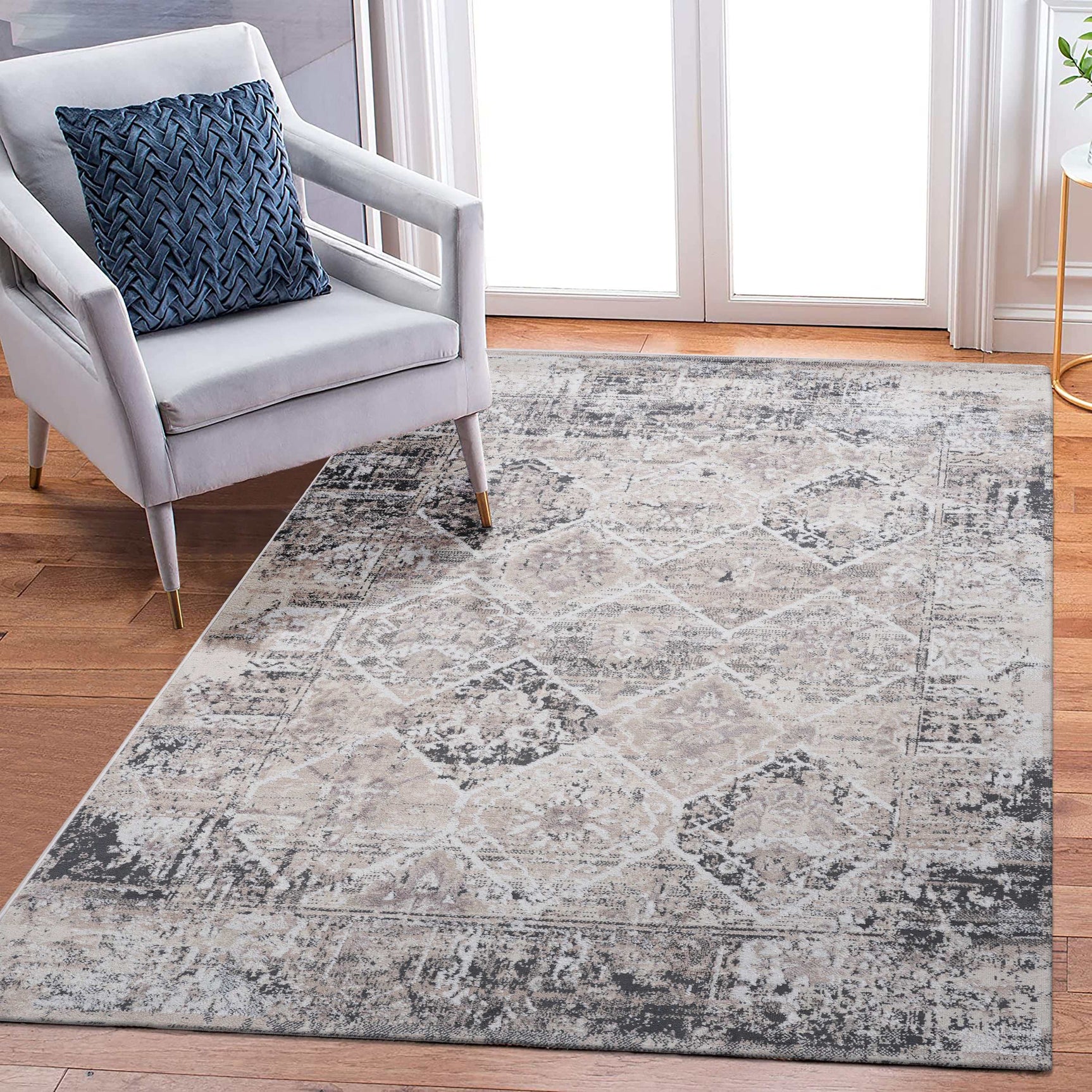 Payas Non-Shedding Indoor Area Rug 5' x 7' - Ornate Home