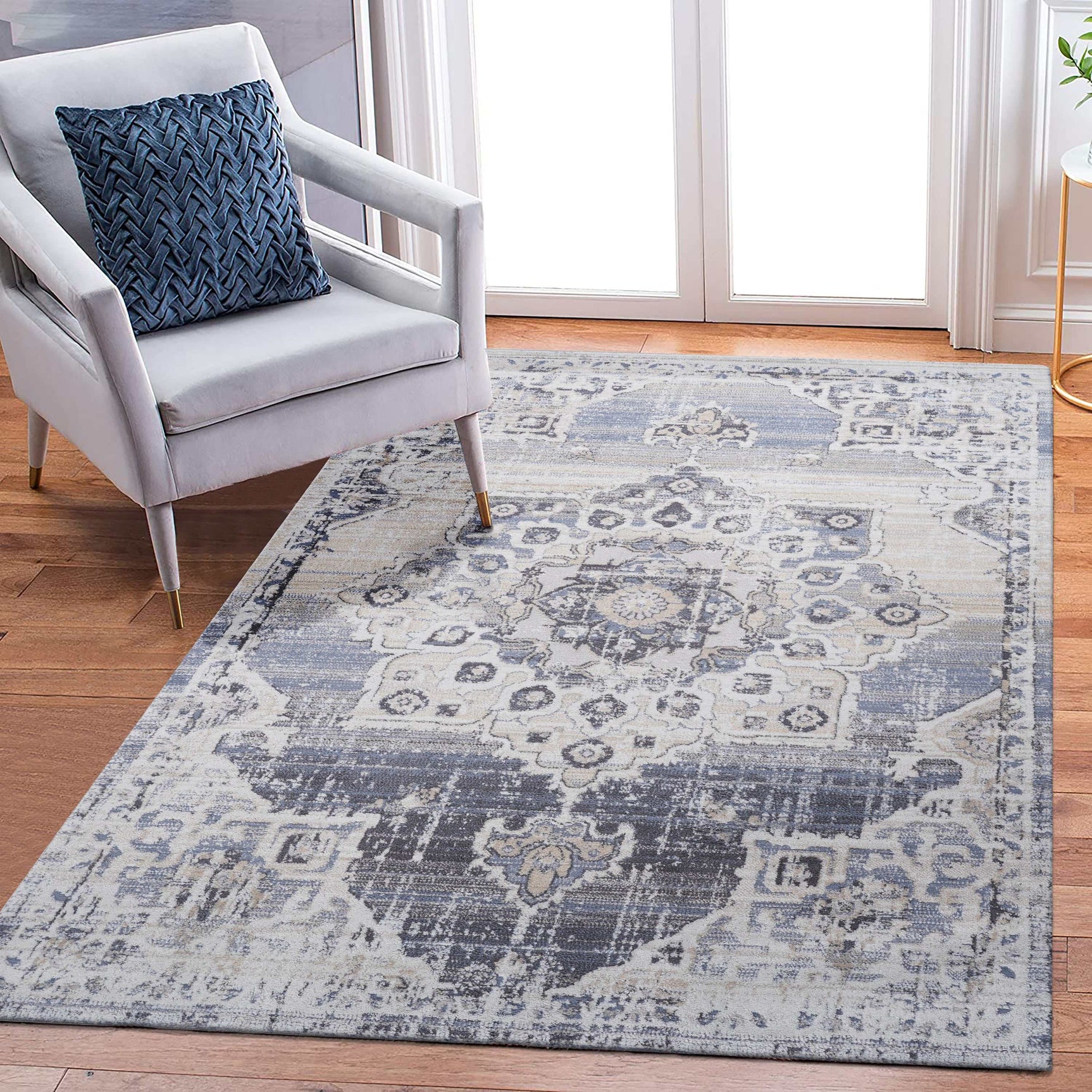 Payas Non-Shedding Indoor Area Rug 5' x 7' - Ornate Home
