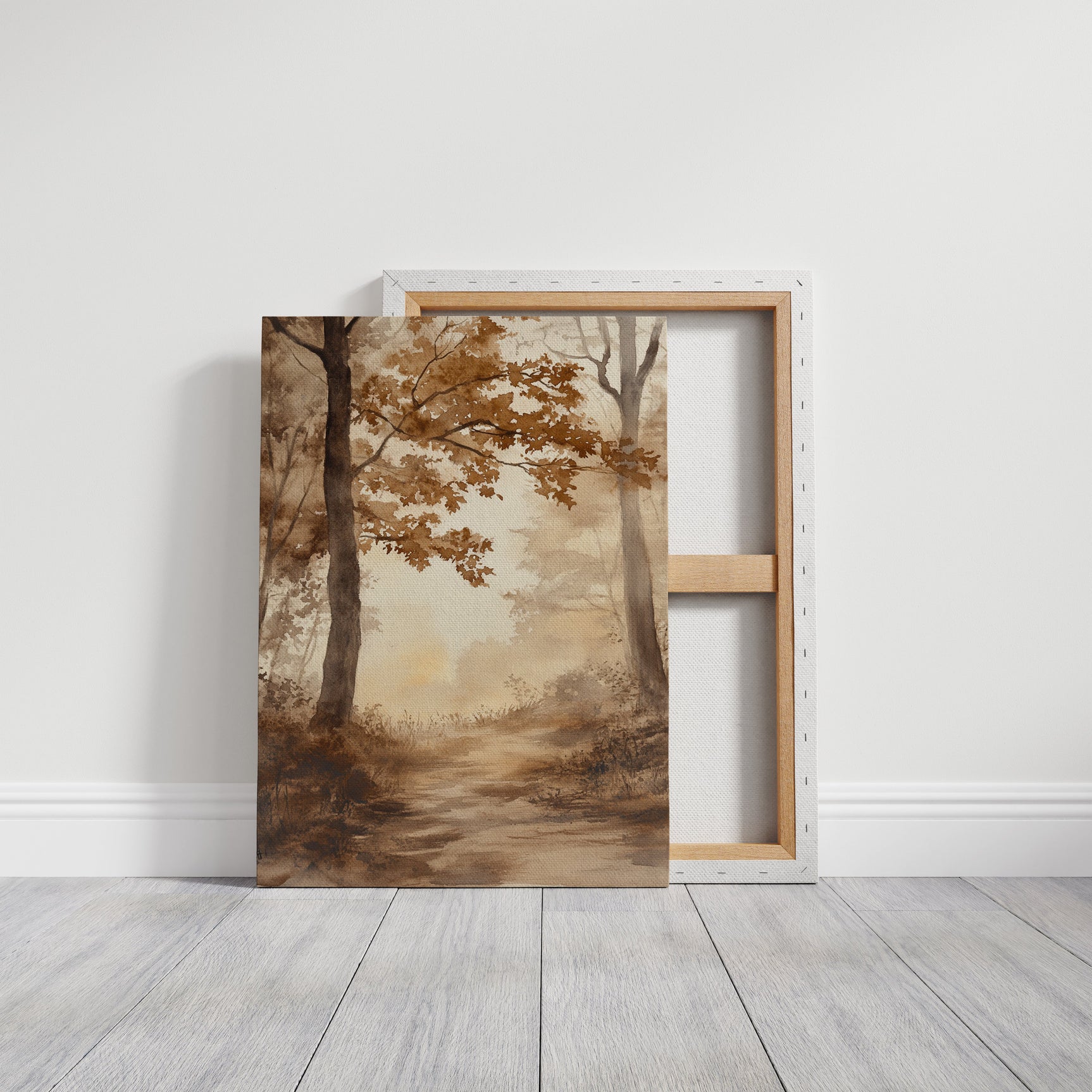 Pathways Through Golden Haze