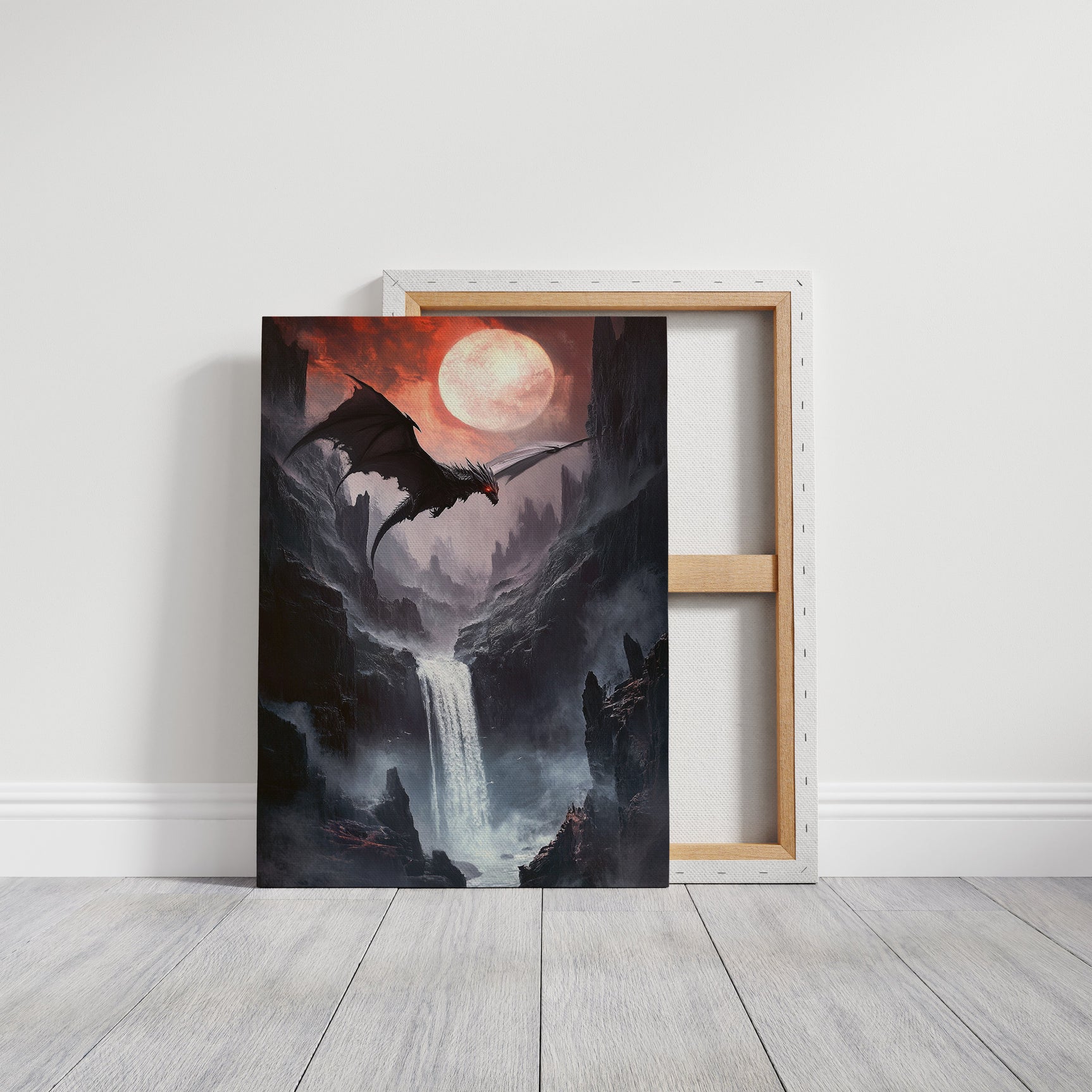 Beneath the Blood Moon's Flight