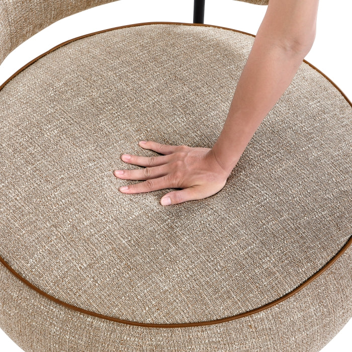 Encircle Brown Swivel Chair