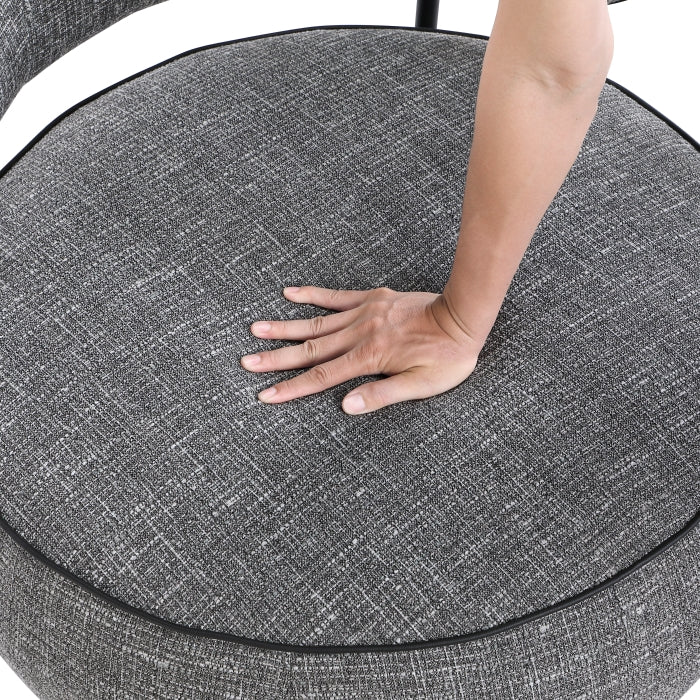 Encircle Gray Swivel Chair