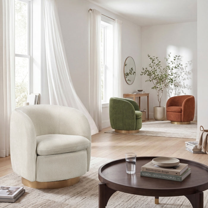 Synova Red Swivel Chair
