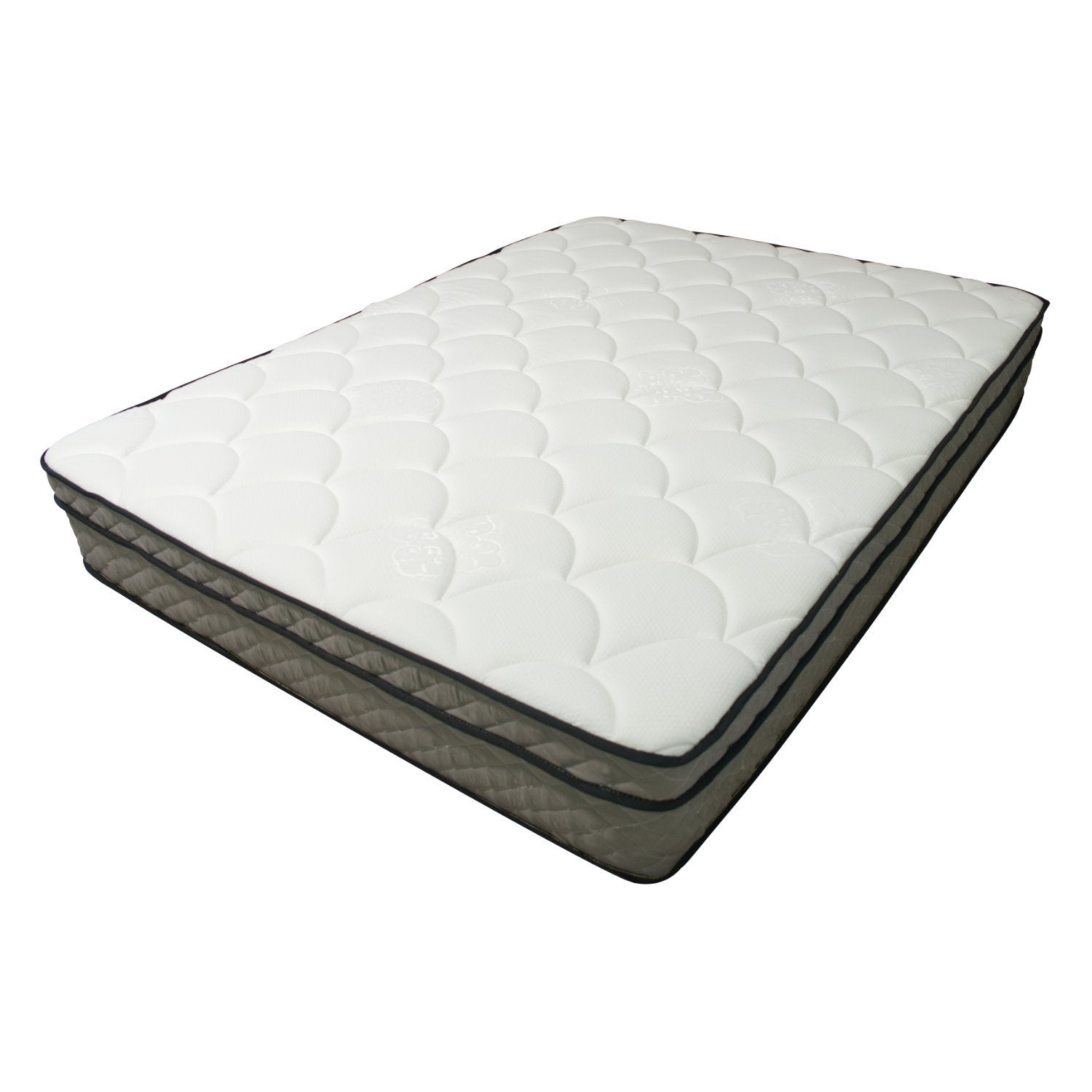 12" Queen Euro Top Pocket Coil and Cooling Gel Memory Foam Highly Breathable Quilted Cover Hybrid Mattress, Pressure Relief, and Motion Isolation, CertiPUR-US in a Box - Ornate Home