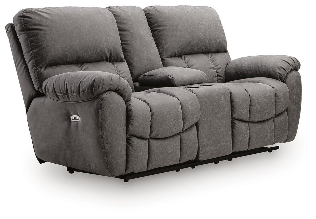 Bakerstein Galaxy Power Reclining Loveseat with Console