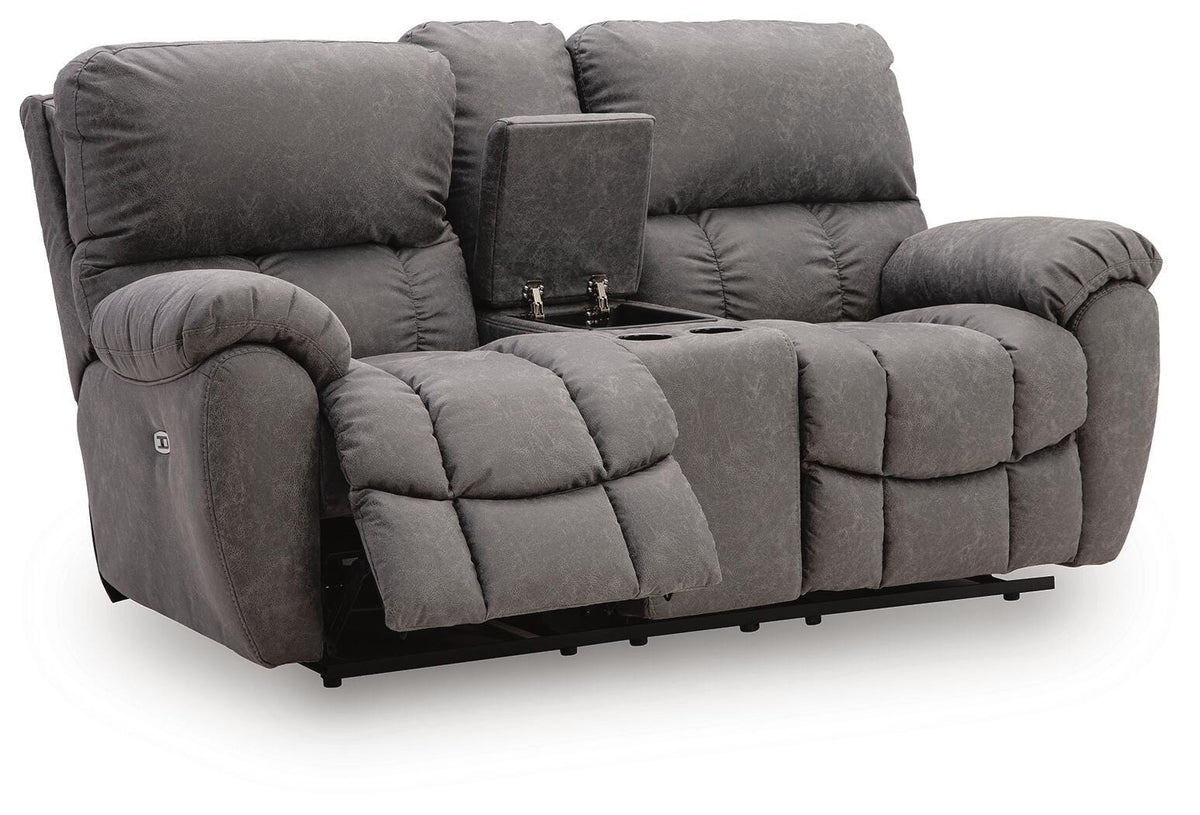 Bakerstein Galaxy Power Reclining Loveseat with Console