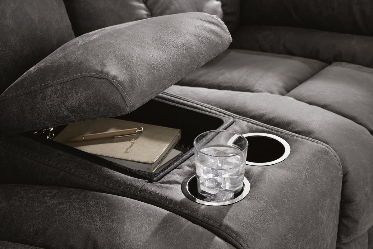 Bakerstein Galaxy Power Reclining Loveseat with Console