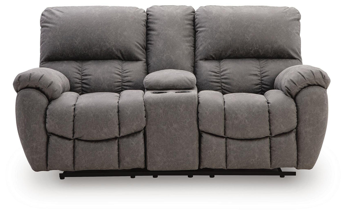 Bakerstein Galaxy Power Reclining Loveseat with Console (Online Special Price)