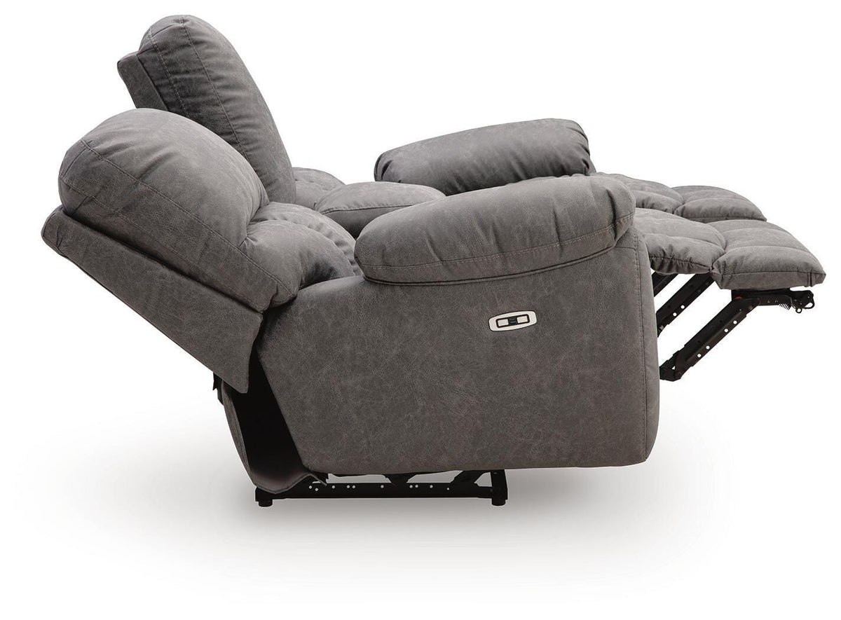 Bakerstein Galaxy Power Reclining Loveseat with Console (Online Special Price)