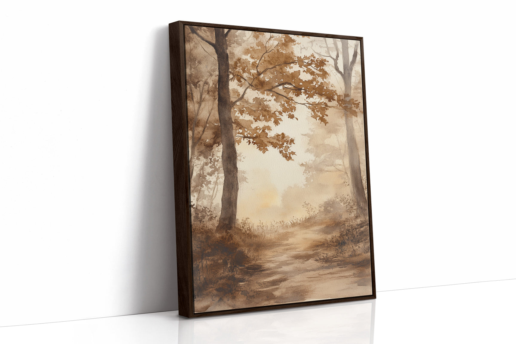 Pathways Through Golden Haze