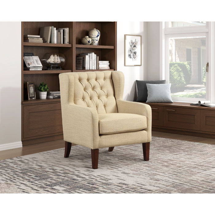 Aria Brown Accent Chair