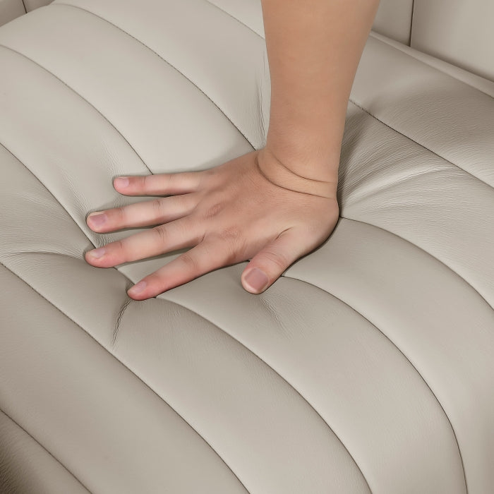 Boulevard White Swivel Chair