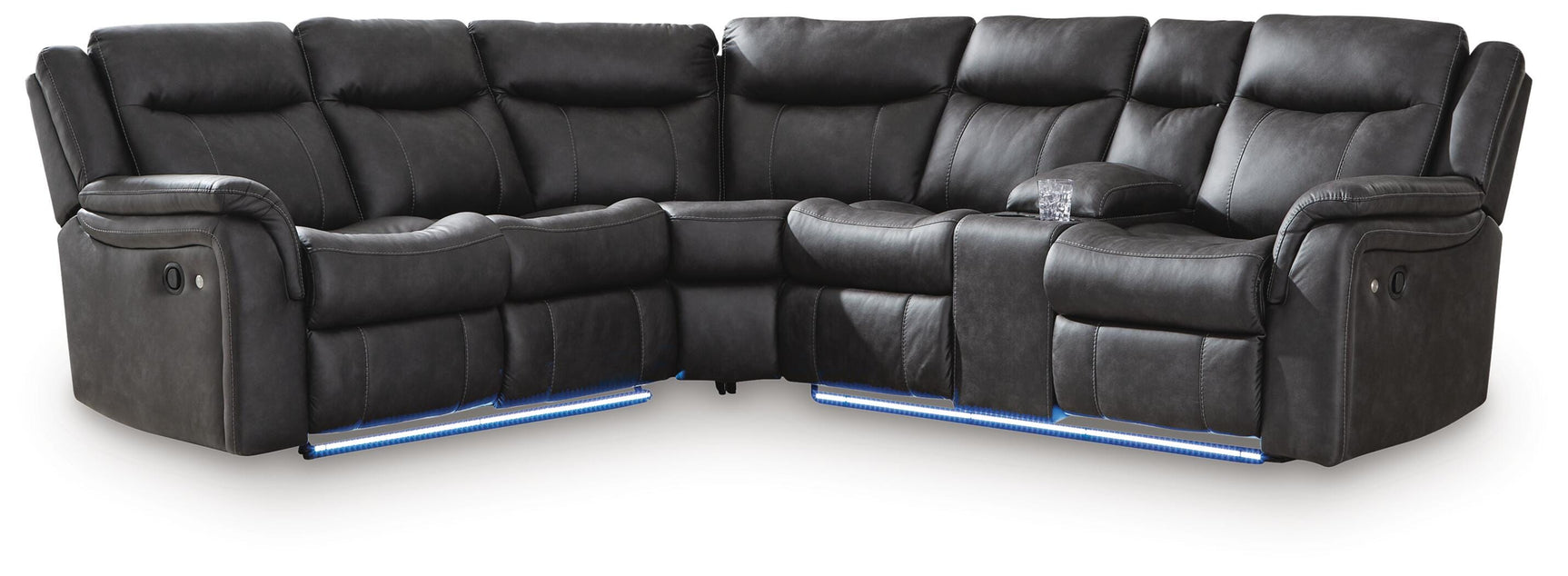 Perarrygin Carbon 2-Piece Reclining Sectional