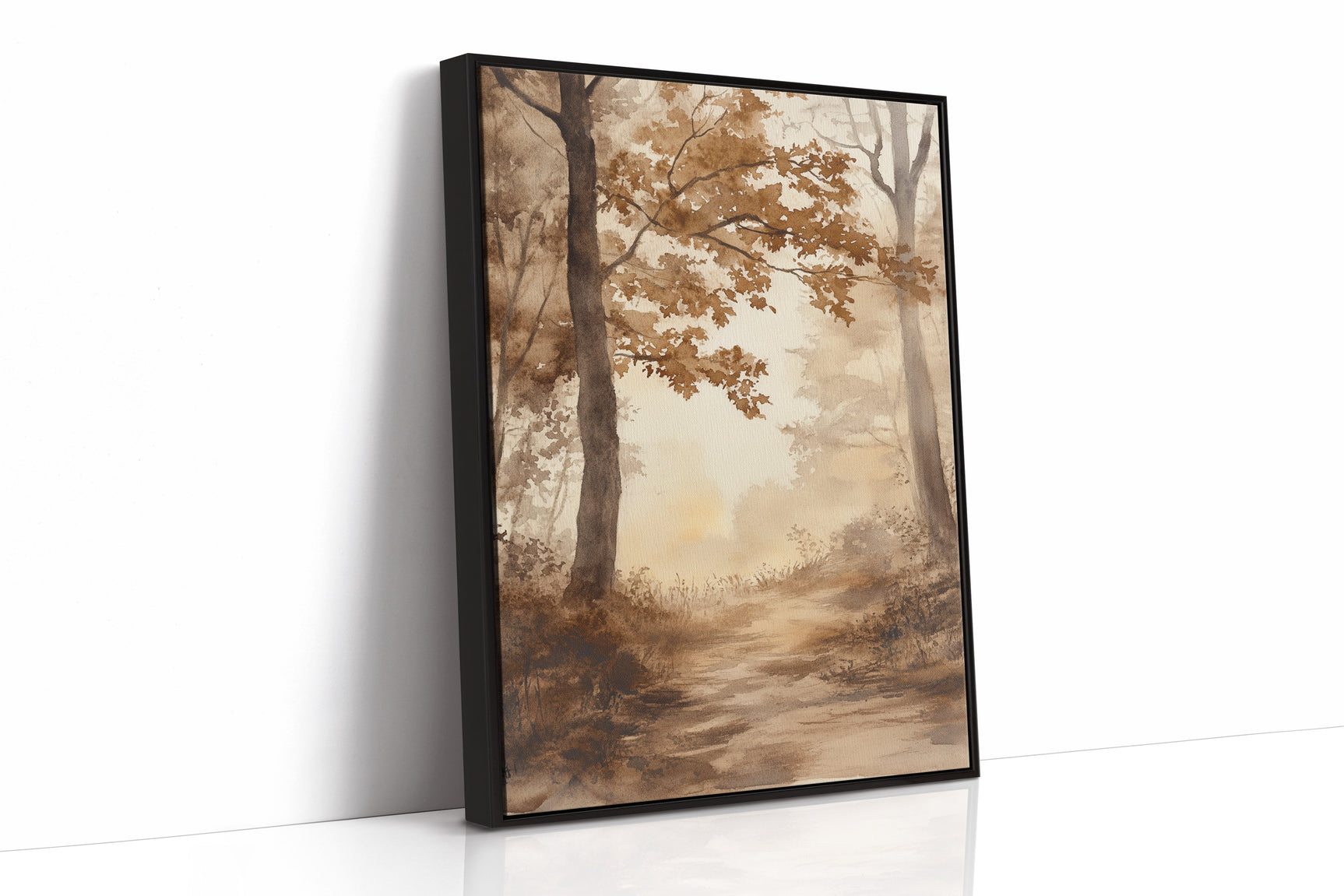 Pathways Through Golden Haze