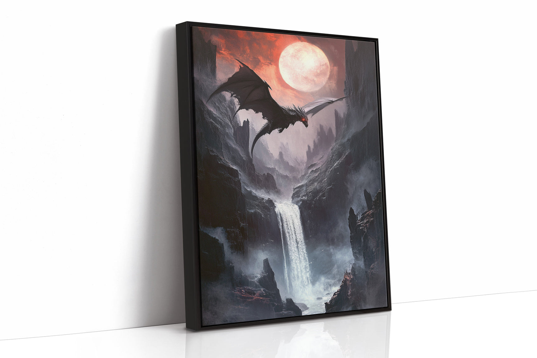 Beneath the Blood Moon's Flight