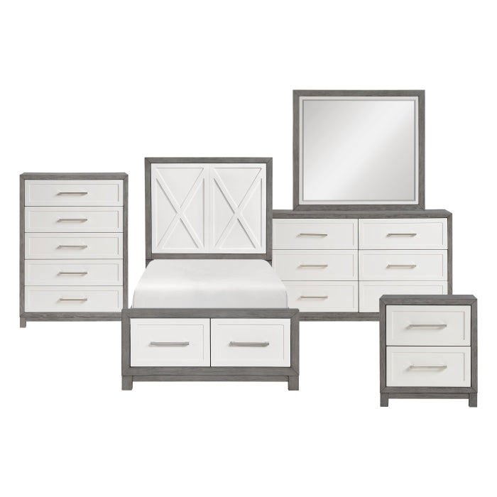 Rowan Silver 5pc Dining Set