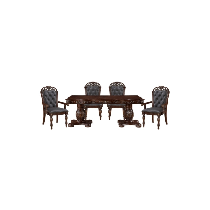 Adelina Gray 7pc Dining Set